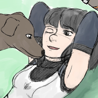 Lin and Dog